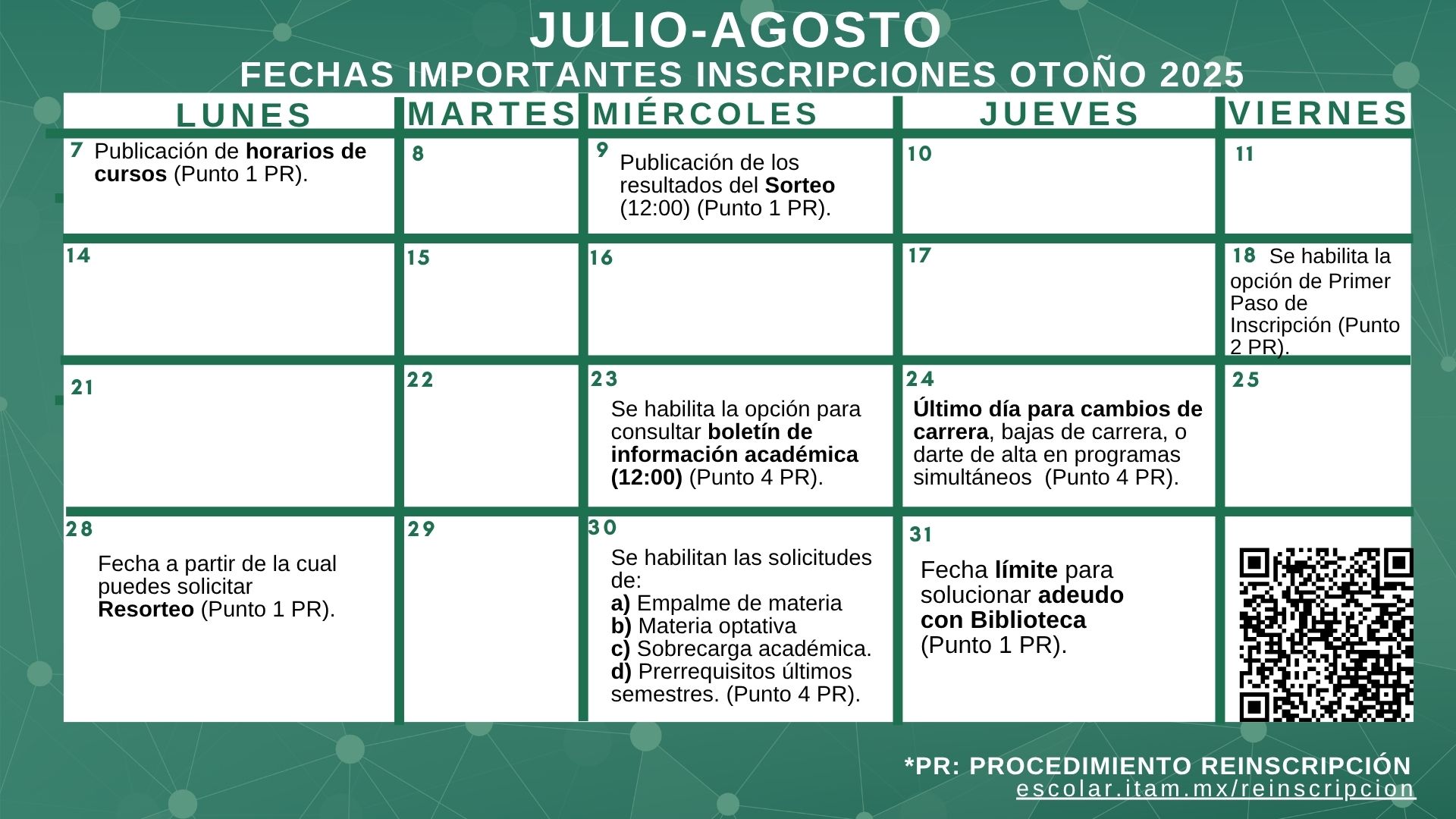 Calendario Agosto
